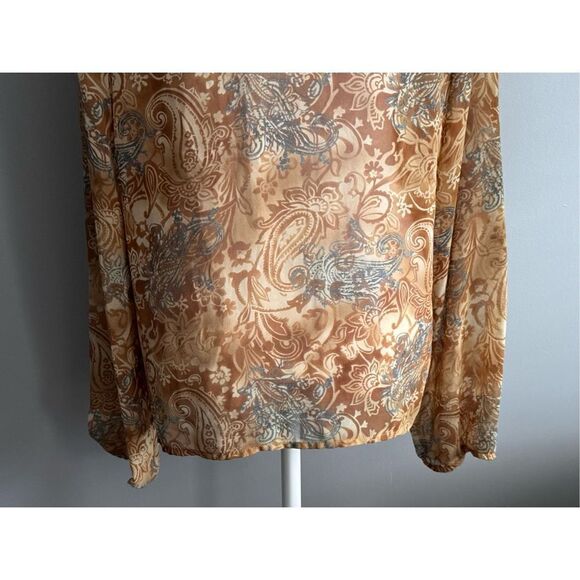 George Sheer Blouse, size XL - Picture 7 of 10